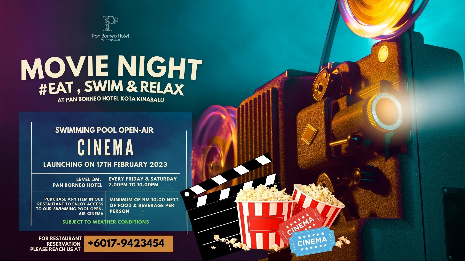 Image of Pan Borneo Hotel Kota Kinabalu "Open-Air Cinema"