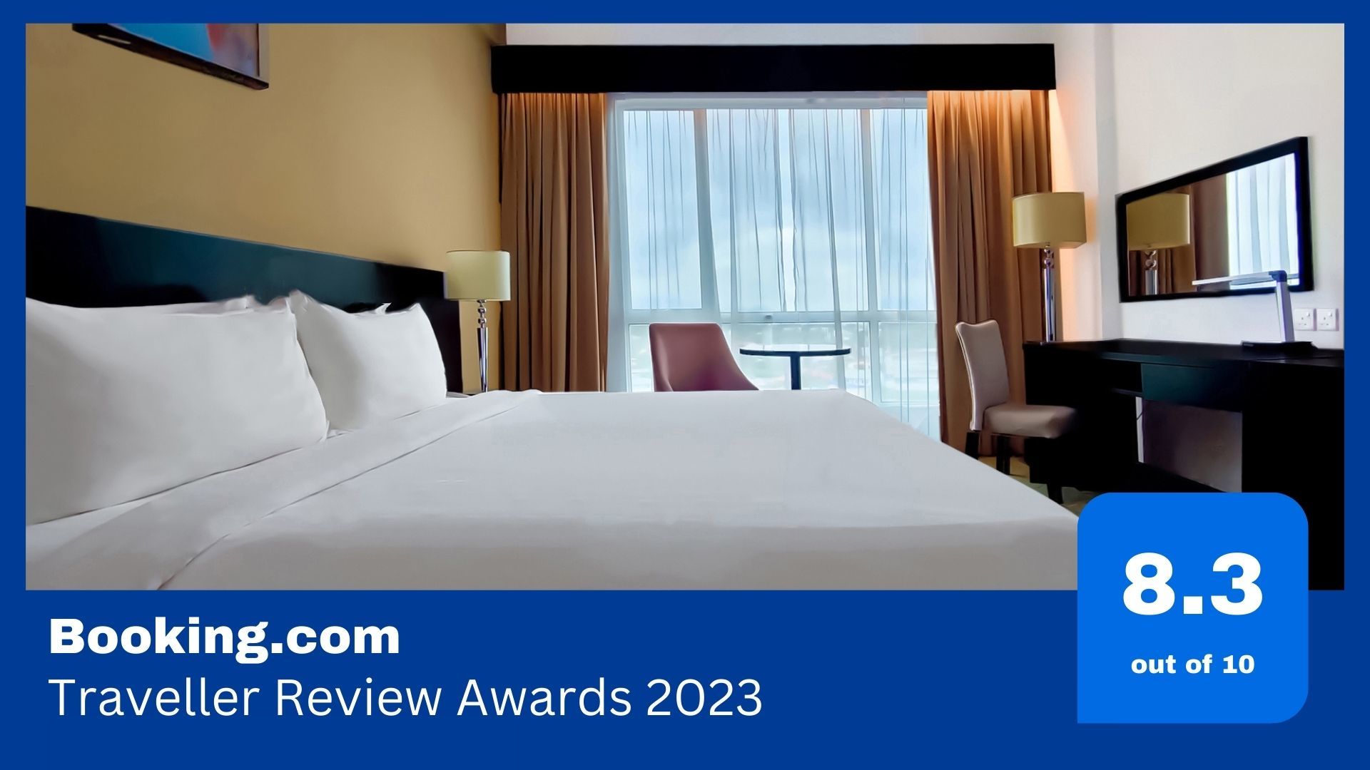 Image of Pan Borneo Hotel Kota Kinabalu are honoured to achieve Booking.com Traveller Review Awards 2023
