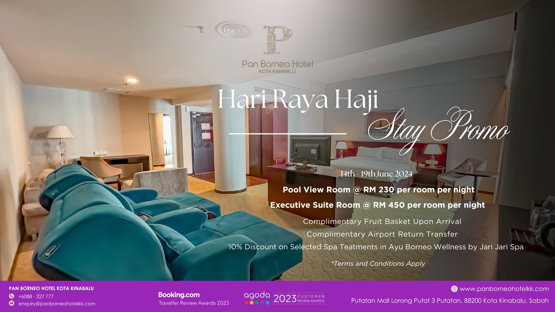 Image of Celebrate Hari Raya Haji with a Special Getaway at Pan Borneo Hotel Kota Kinabalu! 🌙✨