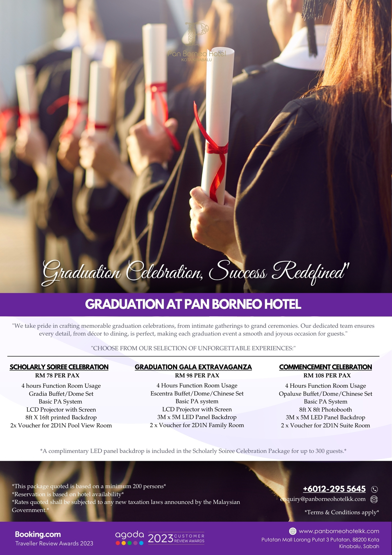 Image of Celebrate Success with Pan Borneo Hotel Kota Kinabalu’s Exclusive Graduation Packages!