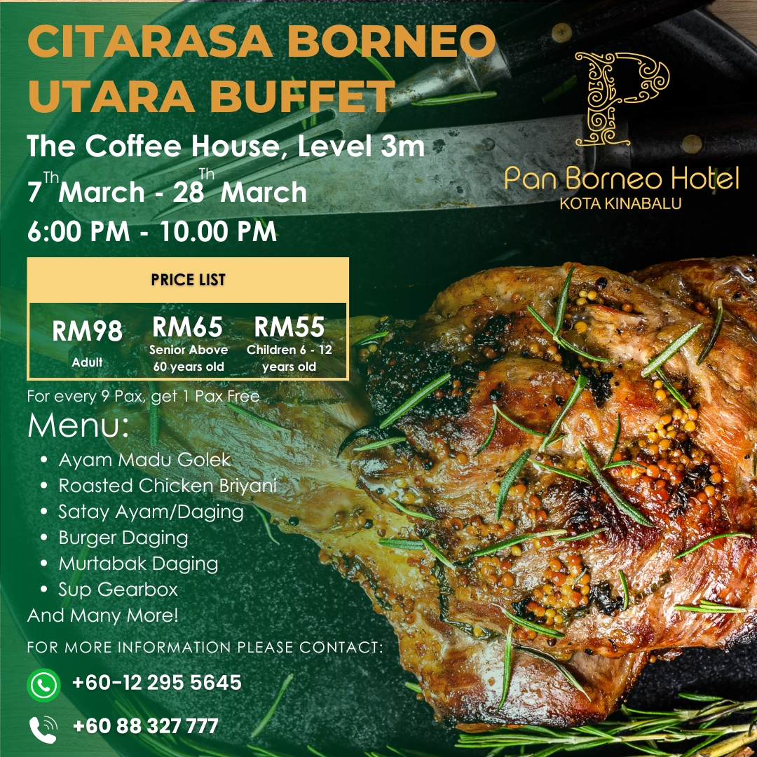 Image of Experience the Flavors of Northern Borneo at Pan Borneo Hotel's Citarasa Borneo Utara Buffet